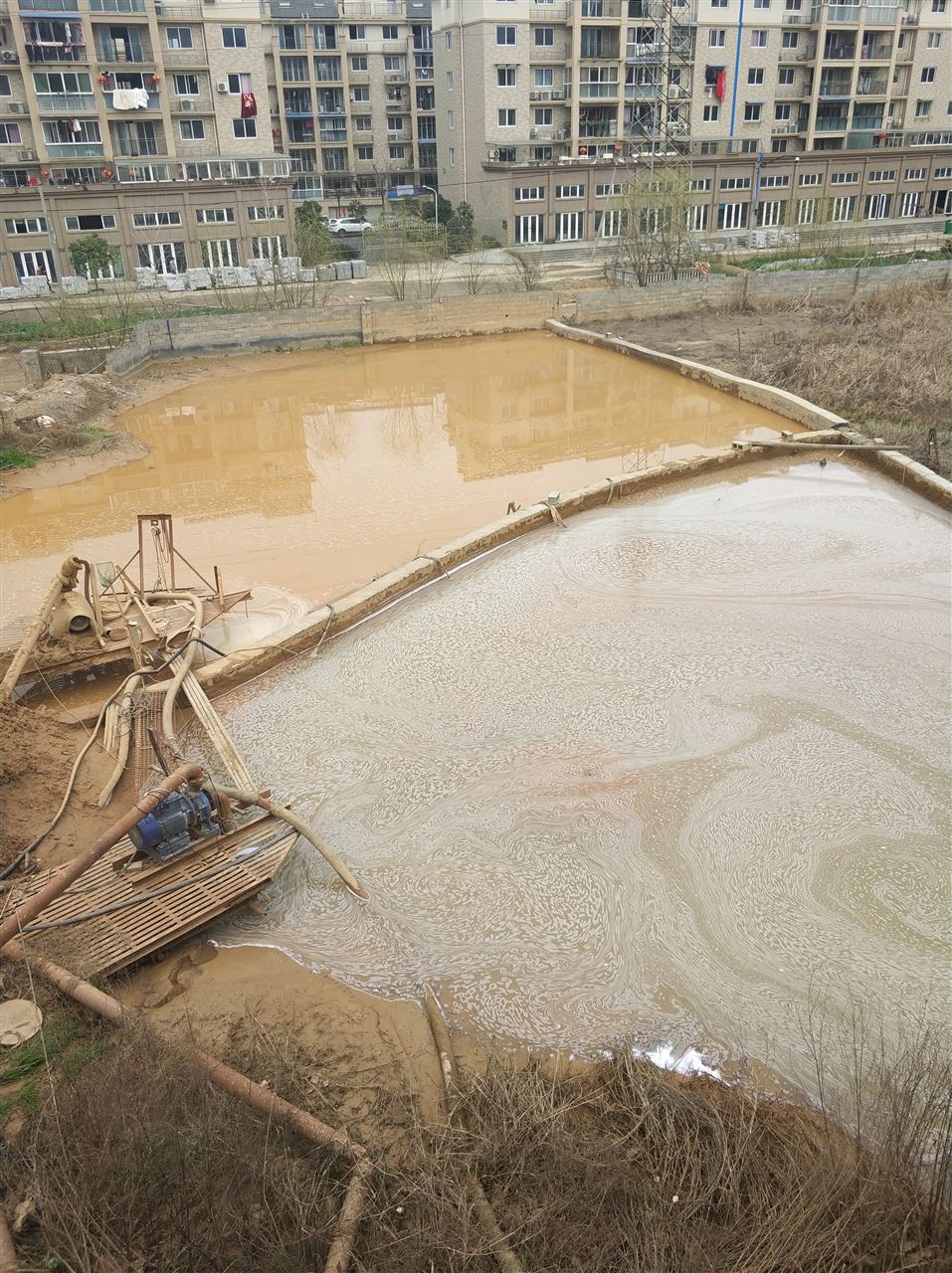 虎林沉淀池淤泥清理-厂区废水池淤泥清淤